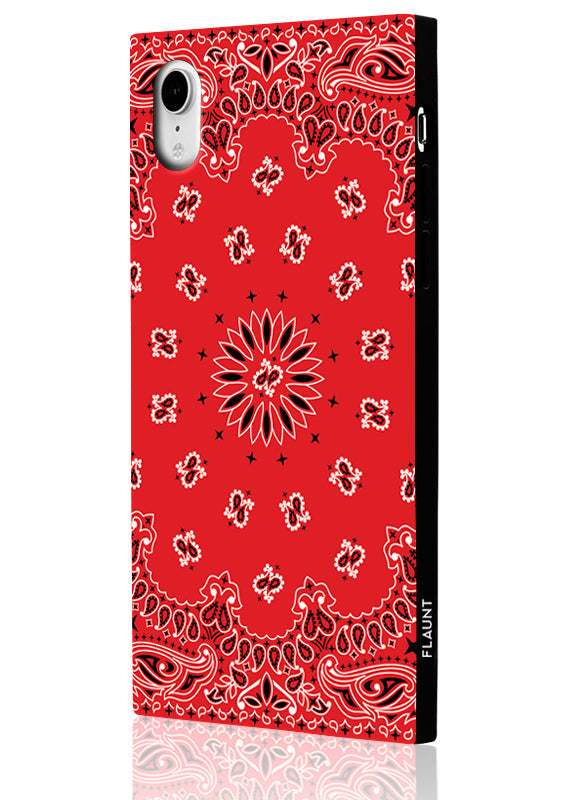 SQUARE® Red Bandana iPhone Case