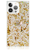SQUARE® Shell and Gold Flake iPhone Case