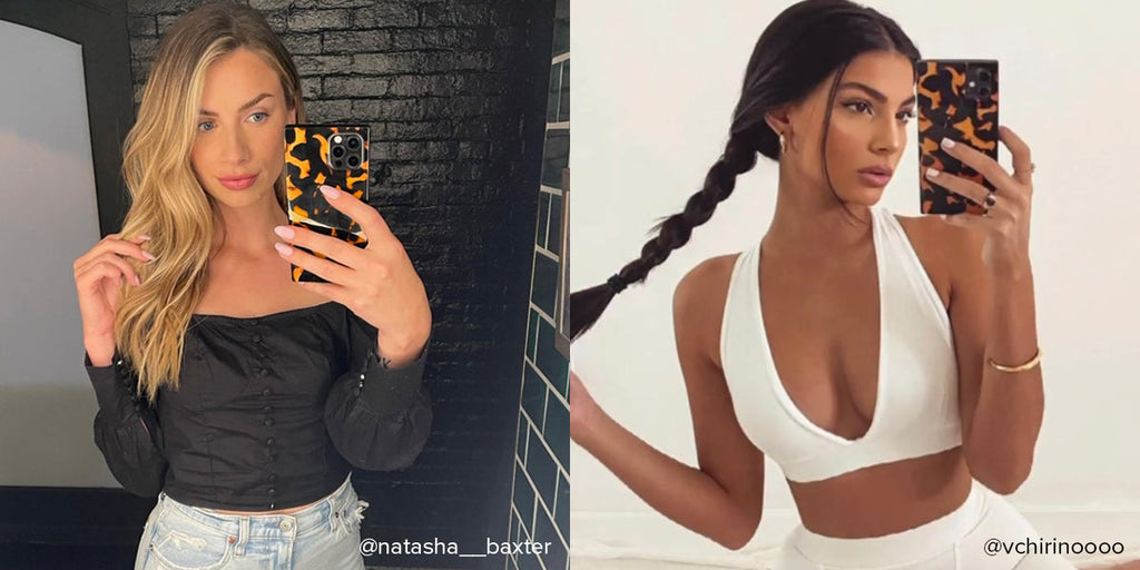 SQUARE® Tortoise Print Galaxy Case