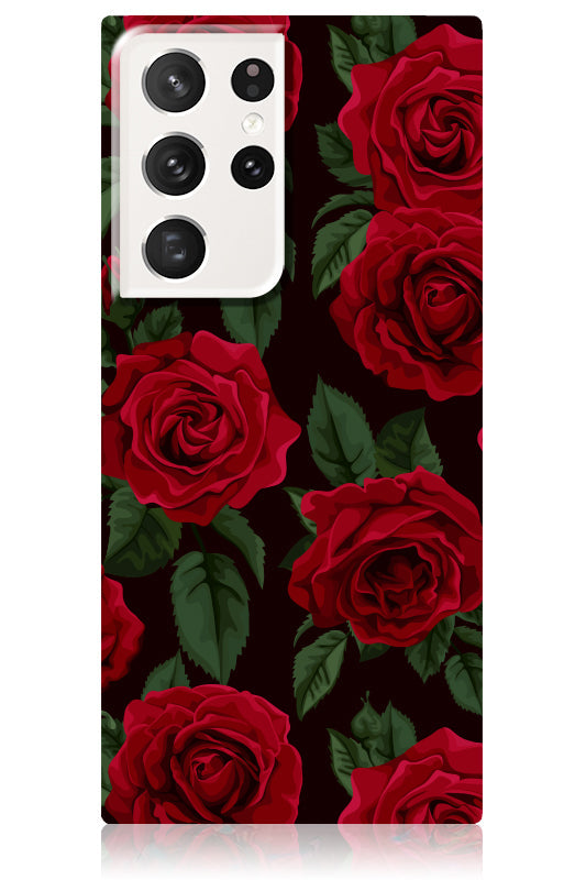 SQUARE® Rose Print Galaxy Case