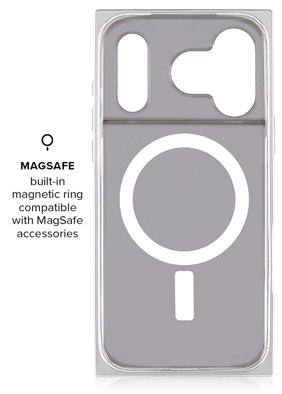 Elite Collection - SQUARE® Chromed Silver Faux Croc iPhone Case