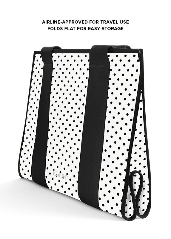 White Polka Dot Everyday Tote Bag