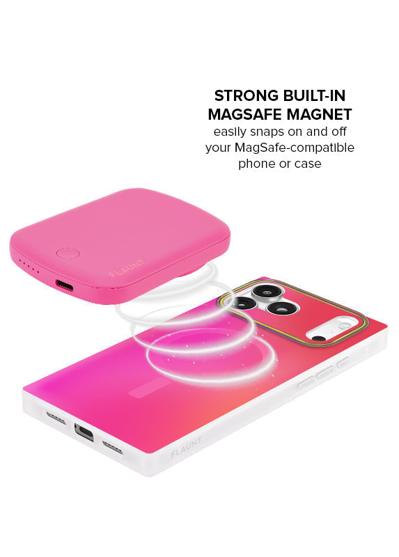 Pink MagSafe Battery Pack (Works with MagSafe Cases Only)