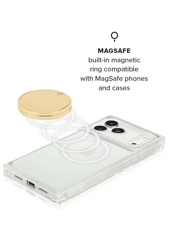 Gold Metallic MagSafe Compact Mirror (Works with MagSafe Cases Only)