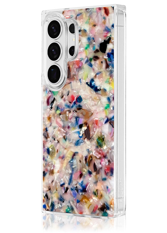 SQUARE® Rainbow Confetti Tortoise Shell Galaxy Case