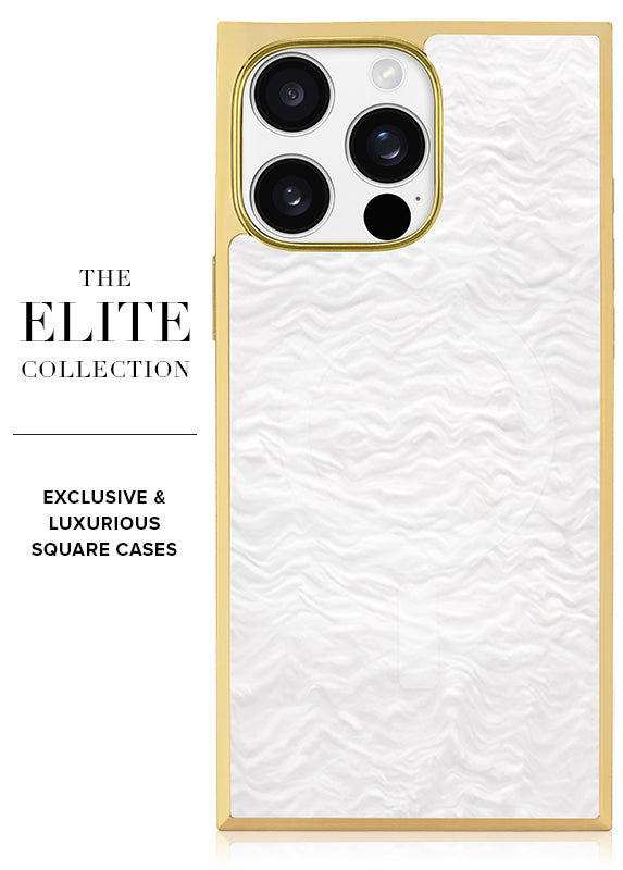 Elite Collection - SQUARE® Gilded Pearl iPhone Case