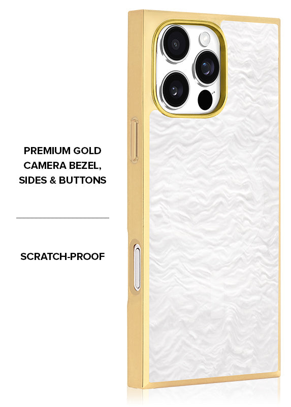 Elite Collection - SQUARE® Gilded Pearl iPhone Case
