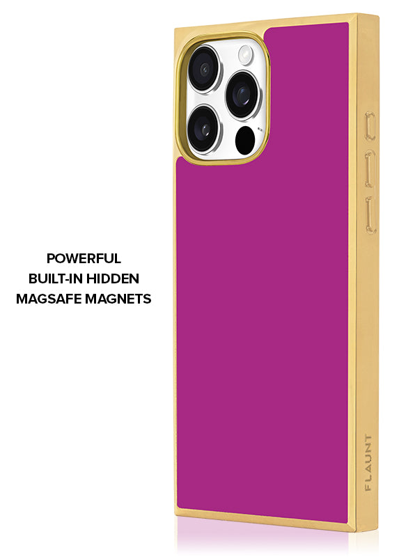 Elite Collection - SQUARE® Gilded Fuchsia iPhone Case