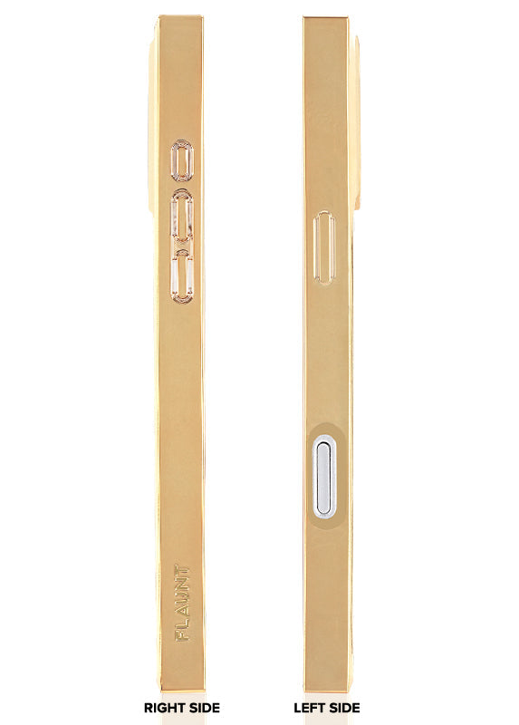 Elite Collection - SQUARE® Gold Checkered Mother of Pearl iPhone Case