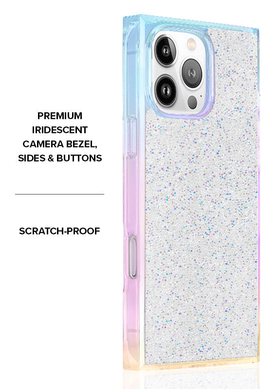 Elite Collection - SQUARE® Iridescent Crystal Elegance iPhone Case