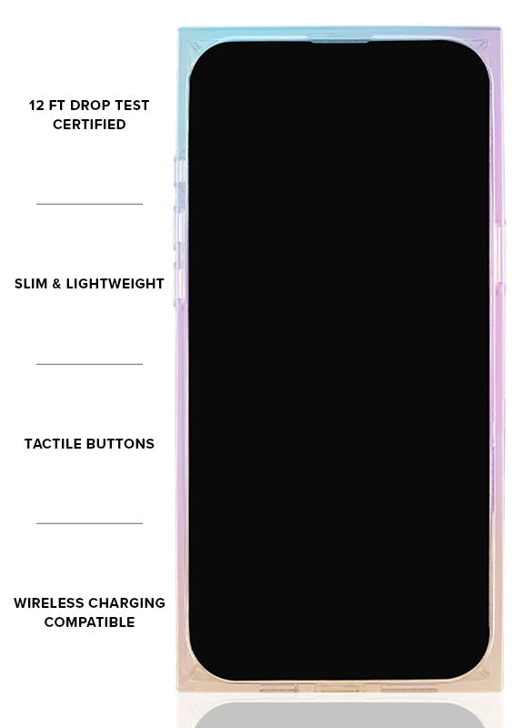 Elite Collection - SQUARE® Iridescent Crystal Elegance iPhone Case