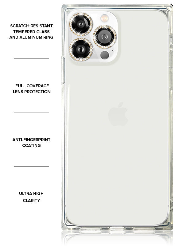 Gold Crystal Camera Lens Protectors