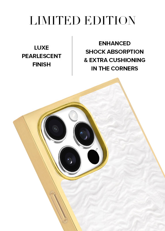 Elite Collection - SQUARE® Gilded Pearl iPhone Case