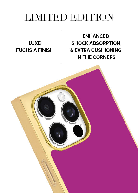 Elite Collection - SQUARE® Gilded Fuchsia iPhone Case