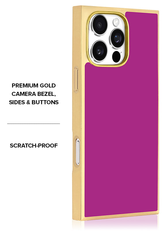 Elite Collection - SQUARE® Gilded Fuchsia iPhone Case