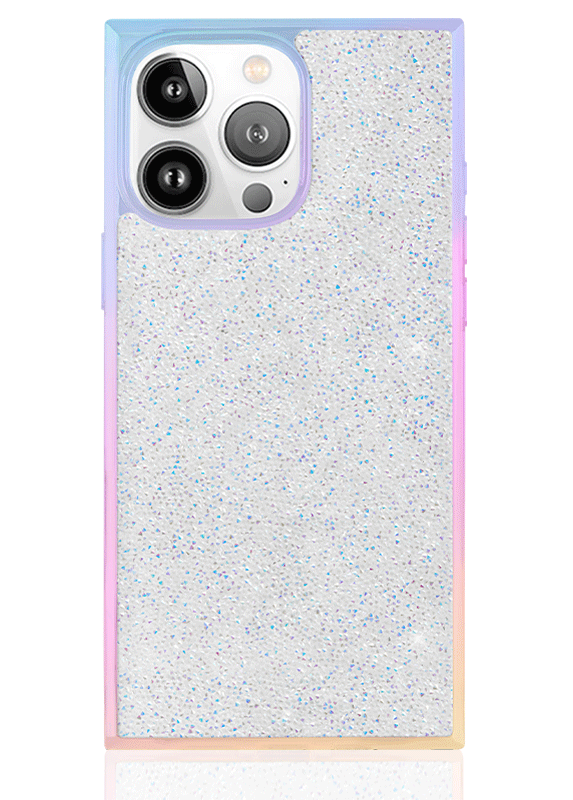 Elite Collection - SQUARE® Iridescent Crystal Elegance iPhone Case