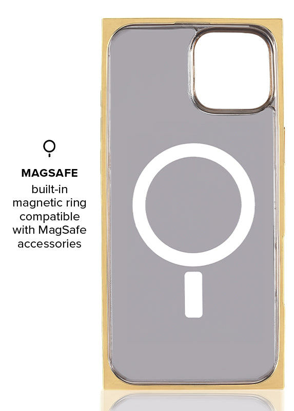 Elite Collection - SQUARE® Gold Checkered Mother of Pearl iPhone Case
