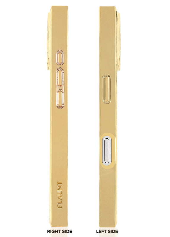 Elite Collection - SQUARE® Gold Checkered Mother of Pearl iPhone Case