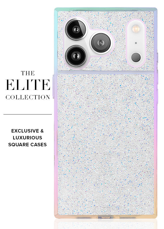 Elite Collection - SQUARE® Iridescent Crystal Elegance iPhone Case