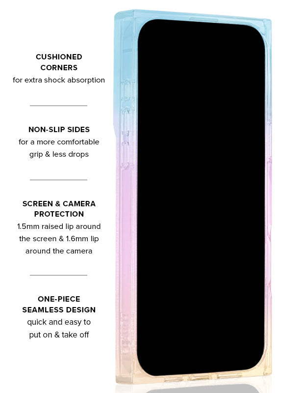 Elite Collection - SQUARE® Iridescent Crystal Elegance iPhone Case