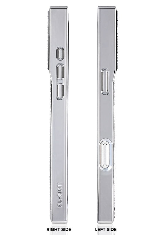 Elite Collection - SQUARE® Silver Crystal Elegance iPhone Case