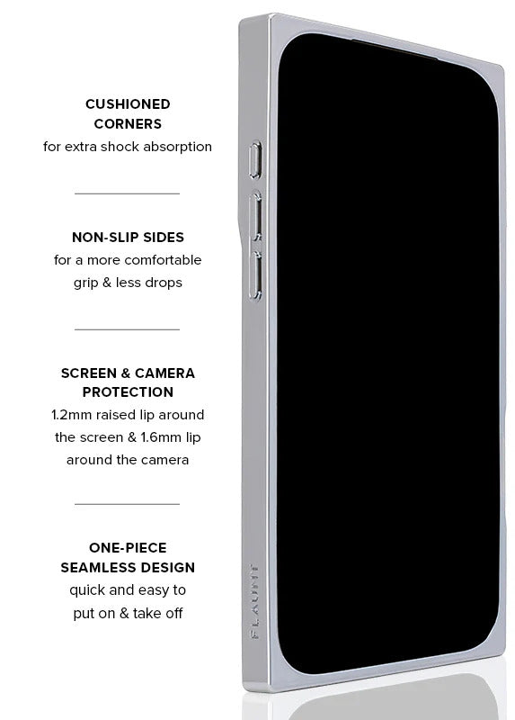 Elite Collection - SQUARE® Silver Crystal Elegance iPhone Case
